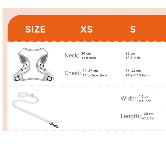 A Small Pet Harness Blue Multicolor + Leash - Picture 11 of 12